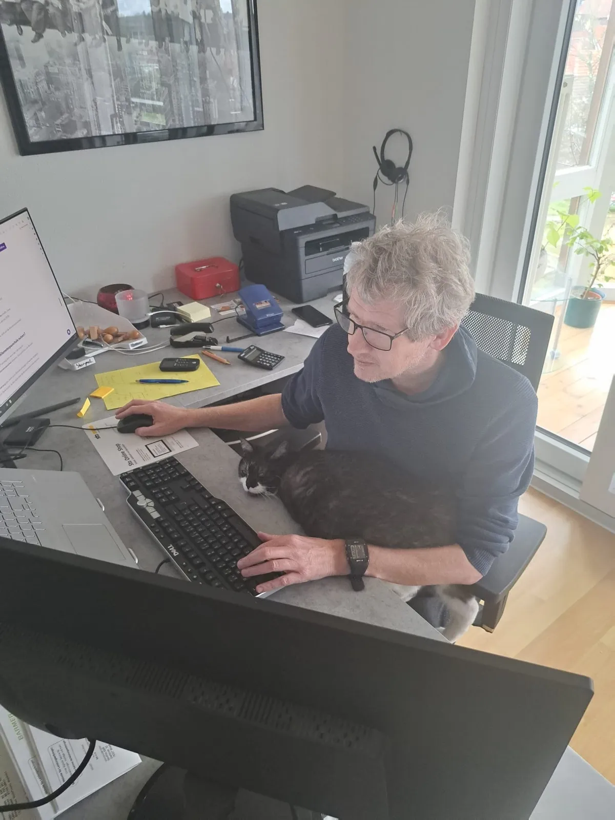 Geschäftsführer Holger Schaar bei der Arbeit