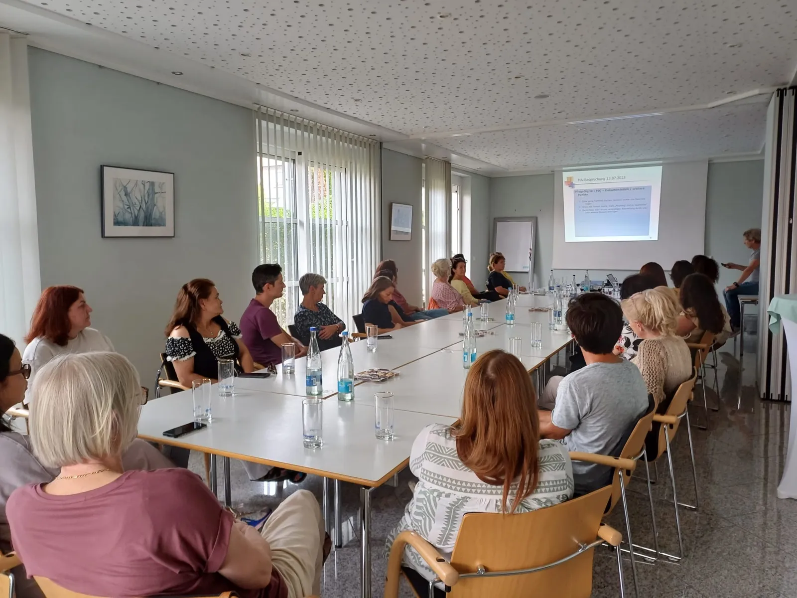 Unser Team bei der Fortbildung für Erste Hilfe