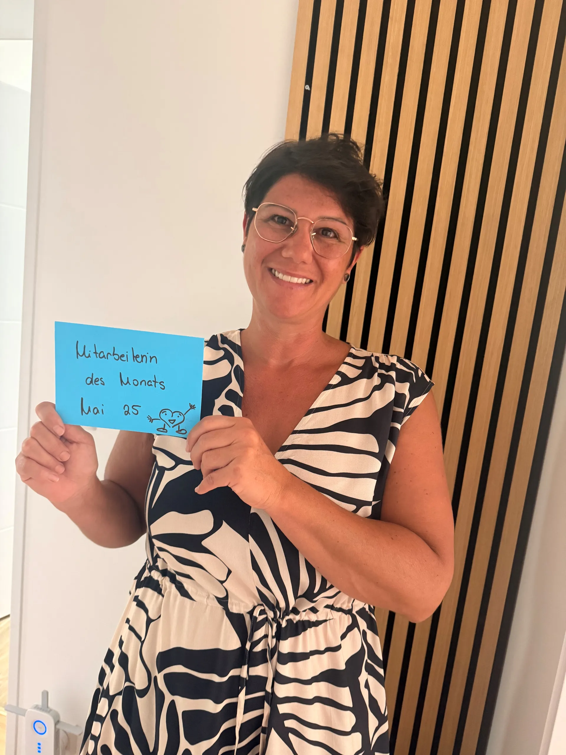 Patricia Miceli als Mitarbeiterin des Monats